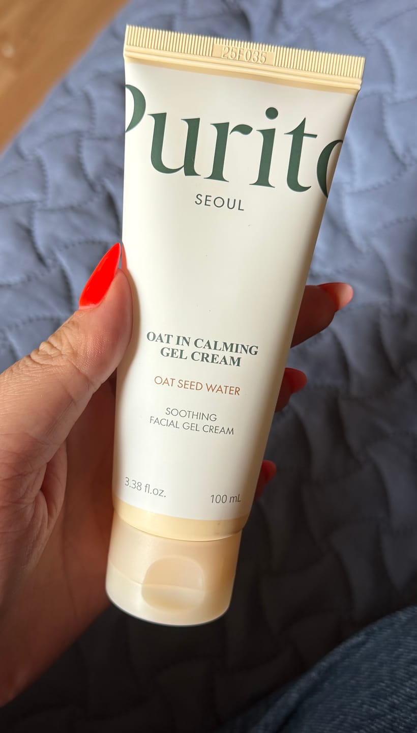 Customer photo review of Nomierinošs gelveida krēms ar pantenolu Purito Oat-In Calming Gel Cream