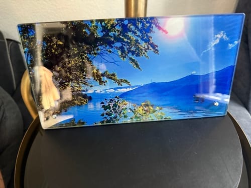 Customer photo review of Glasframe 27,5 x 14,5 cm voor sublimatie