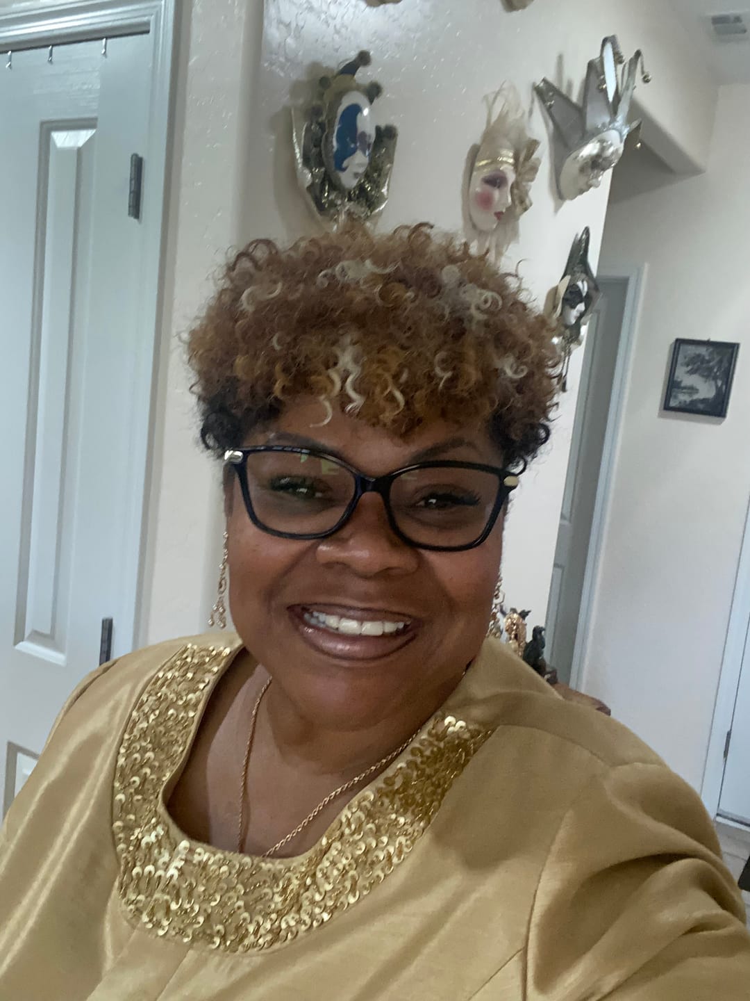 Customer photo review of Milky Way Que Shortcut Series Human Hair Blend Weave - JERRY CURL 3 PCS
