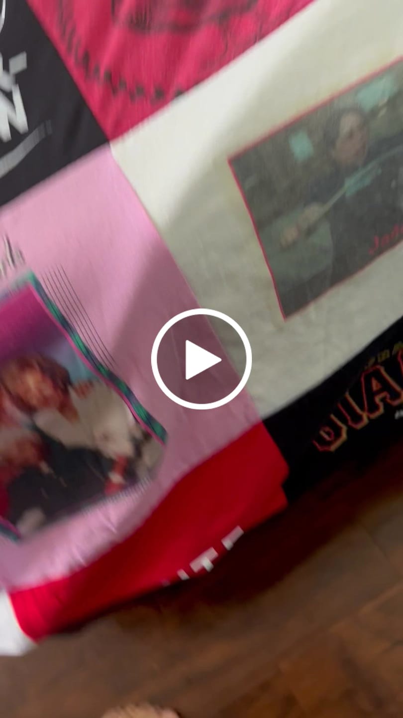 Customer video review of Project Repat T-Shirt Quilt