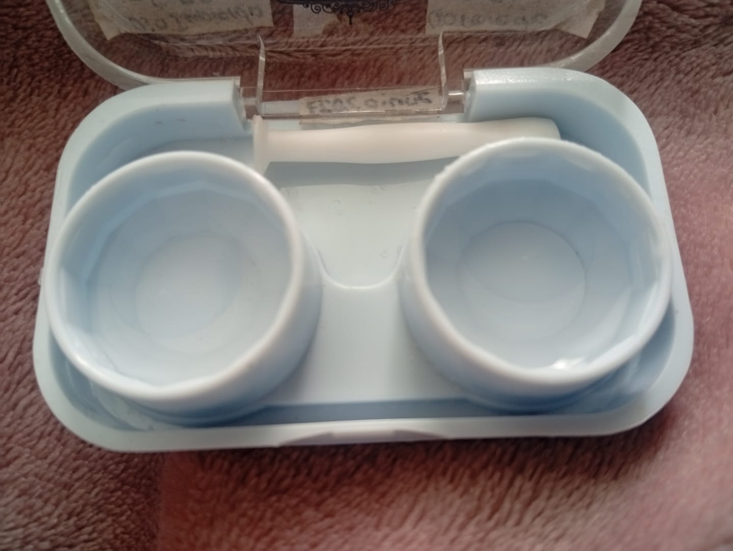 Customer photo review of BEAUEYE Tiffany Prescription Clear Contact Lenses