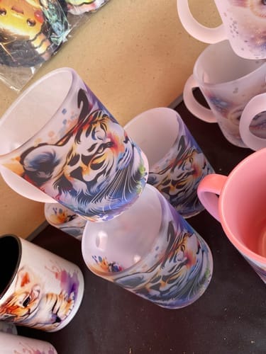 Customer photo review of 330ml (11oz) Mok Frosted voor sublimatie