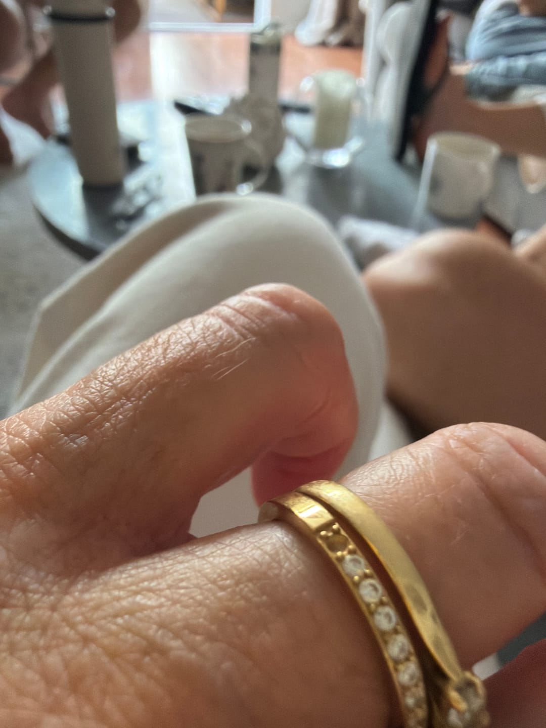 Customer photo review of Timeless Beauty 18K Crystal Ring