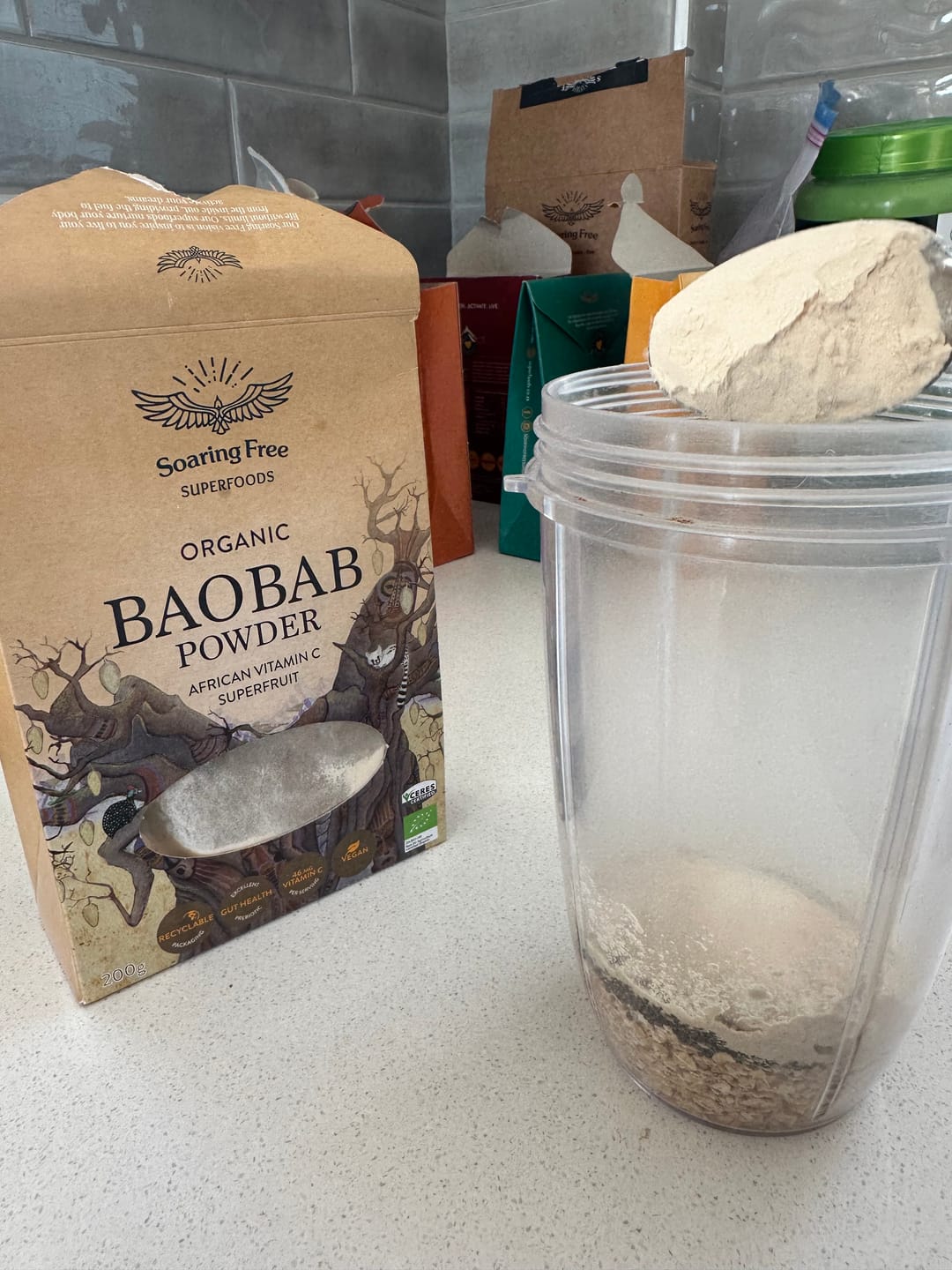 Customer photo review of Organic Baobab Powder