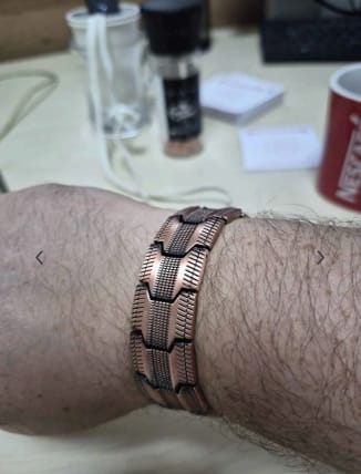 Customer photo review of KORMANT™ Bakır Manyetik Bileklik