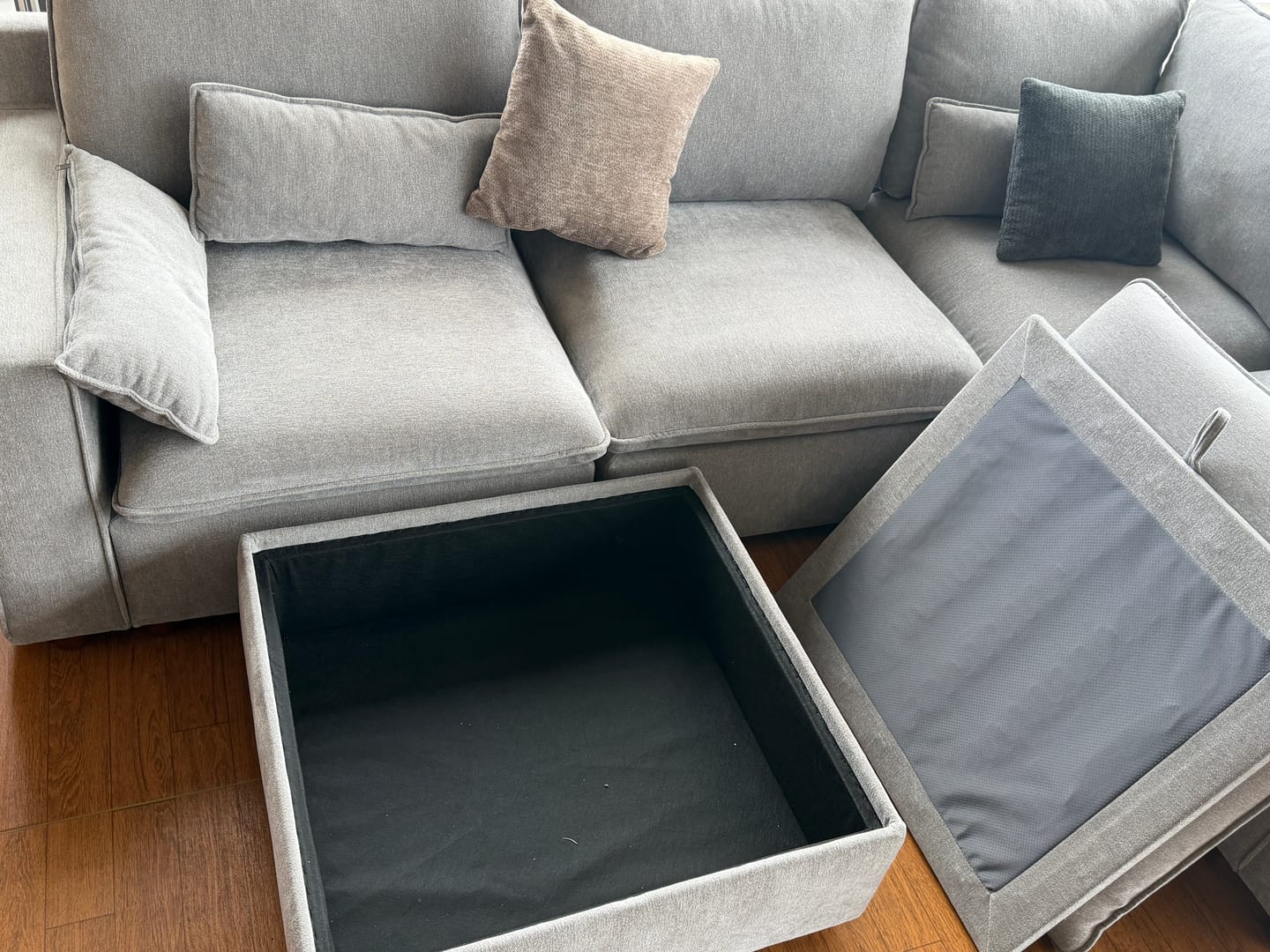 Customer photo review of Halo Sectional Modular Sofa