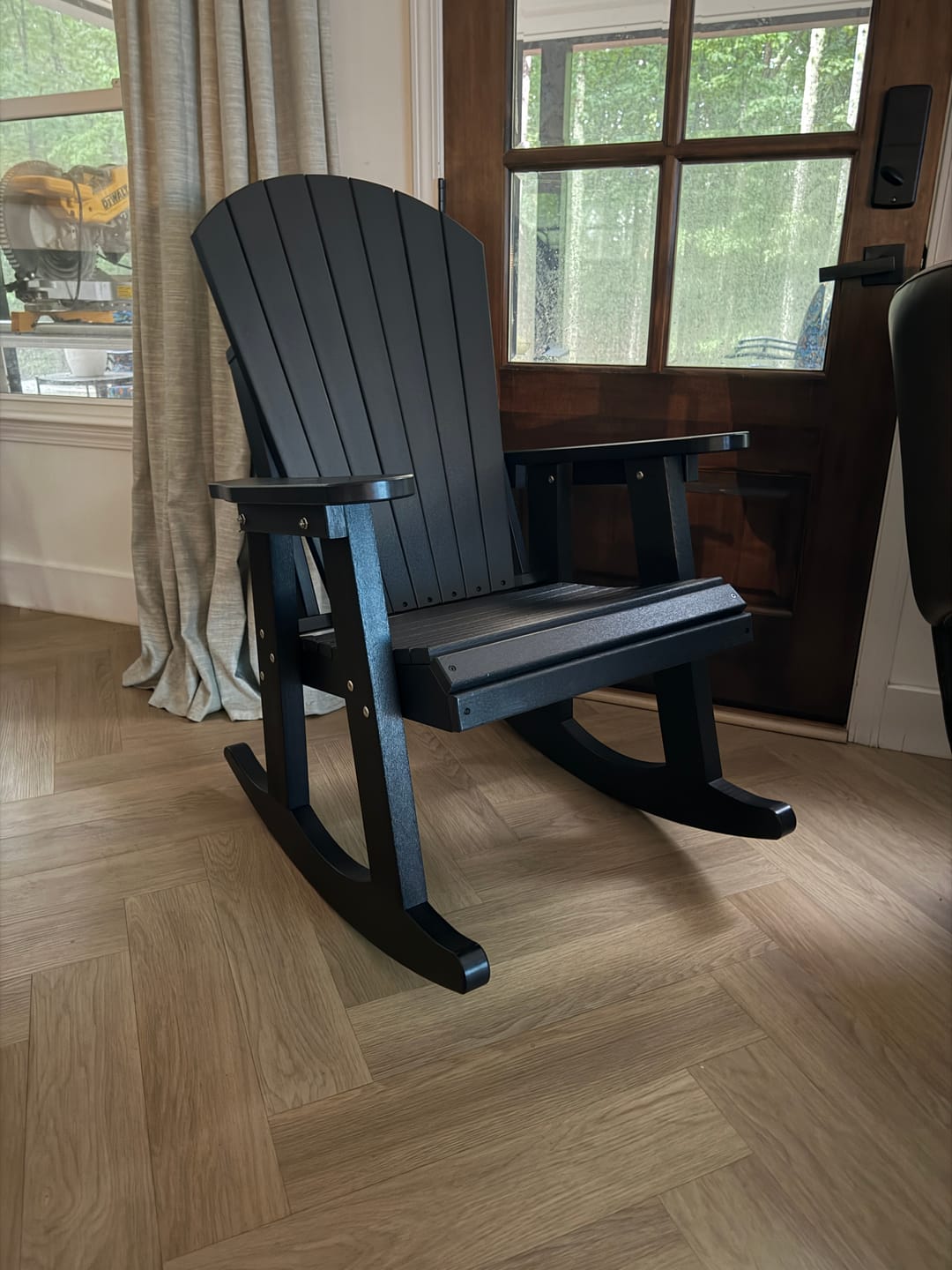 Customer photo review of DURAWEATHER POLY® Adirondack Porch Rocker Lakeside