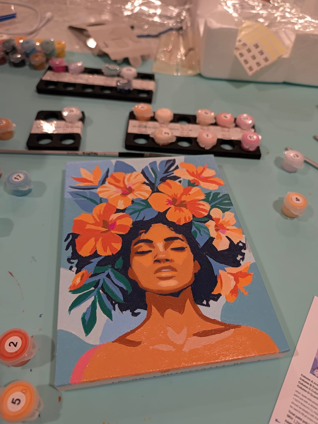 Customer photo review of Floral Femininity | 4 Mini Kits