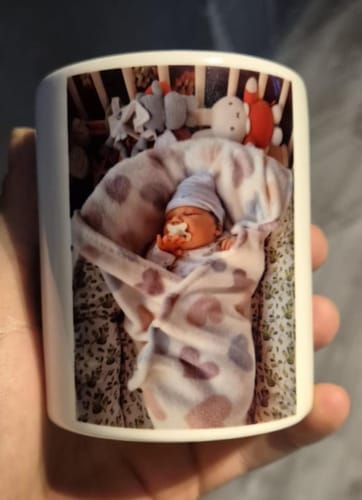 Customer photo review of Sublimatie Spaarpot (hervulbaar) Keramisch