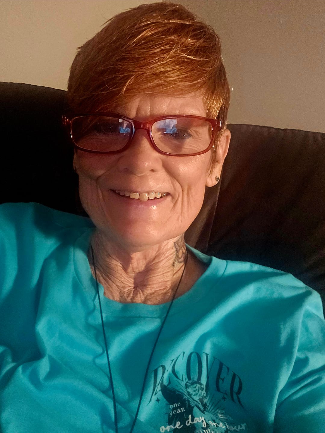 Customer photo review of Recovery T Shirt | Women's Recover Loudly Limited-Edition