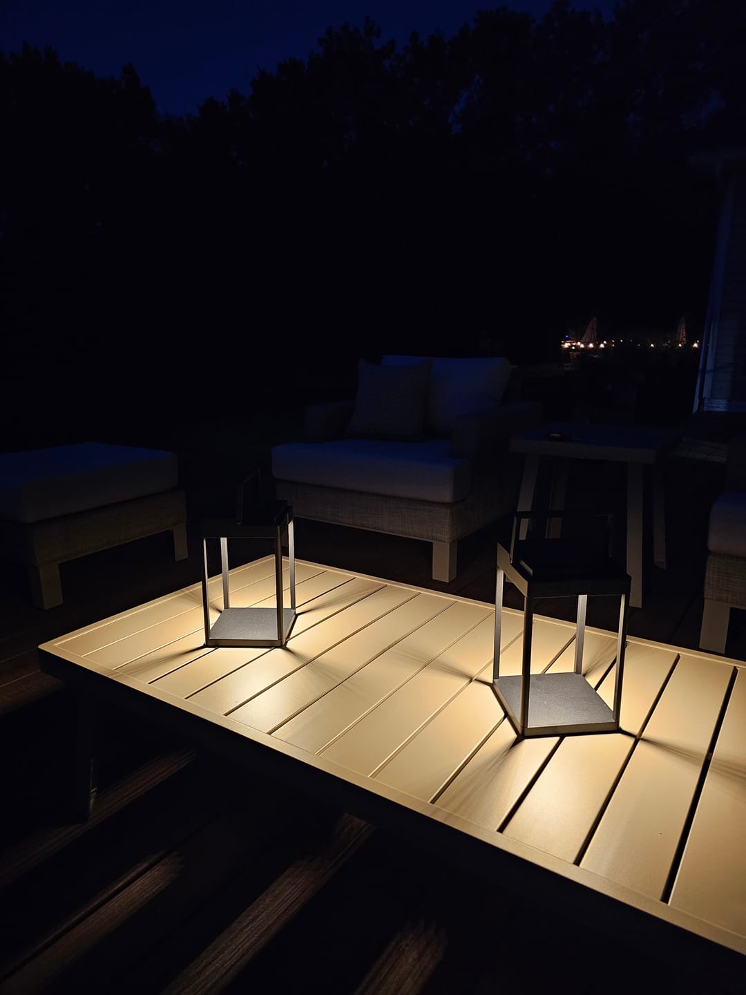 Customer photo review of Luxury Metal Solar Lantern