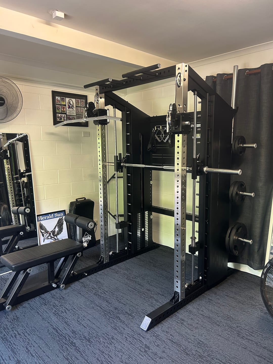 Customer photo review of TITANIUM USA GM70 FUNCTIONAL SMITH MACHINE WITH WEIGHT STACKS