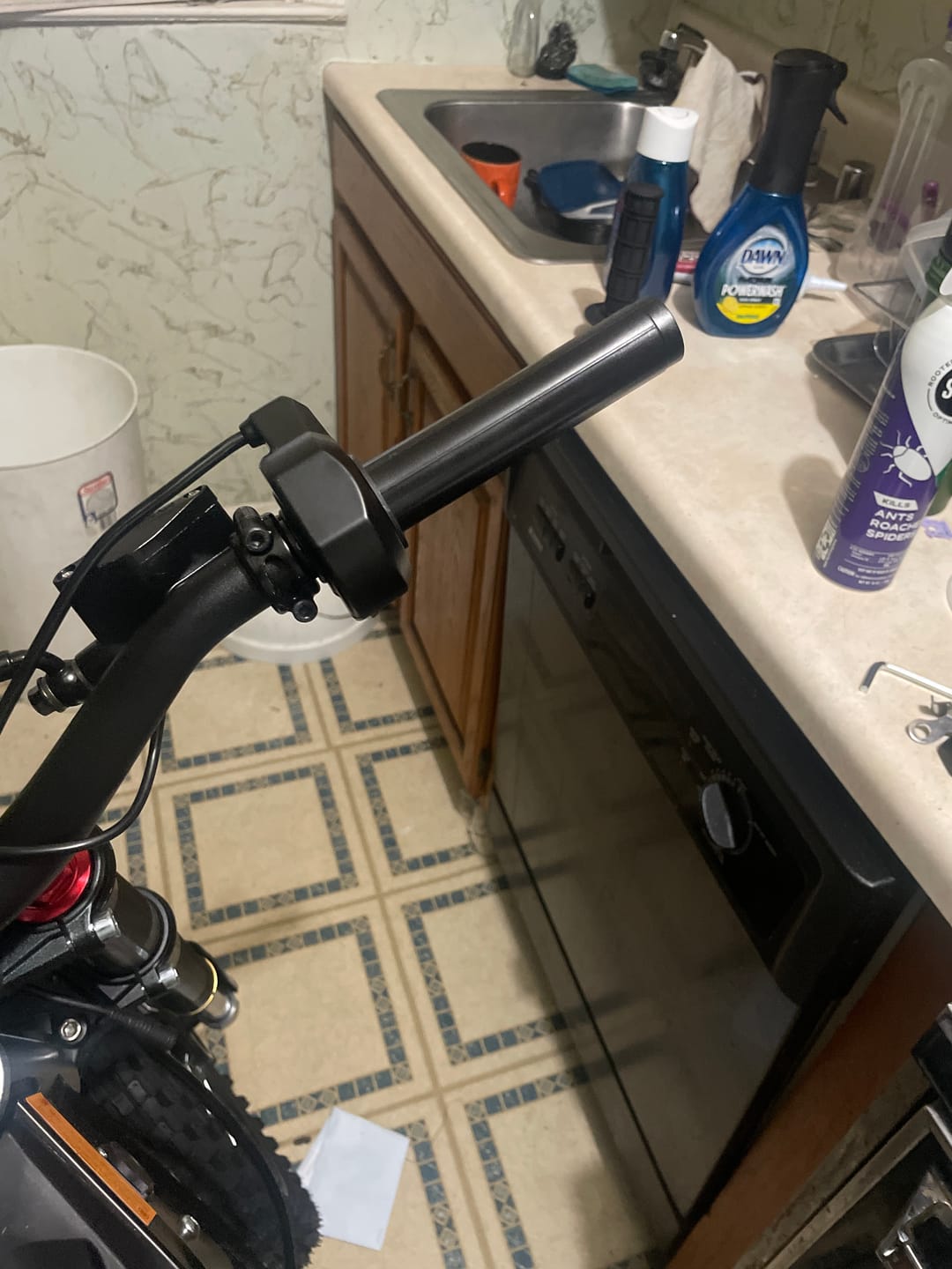 Customer photo review of Tasaca Throttle Grip