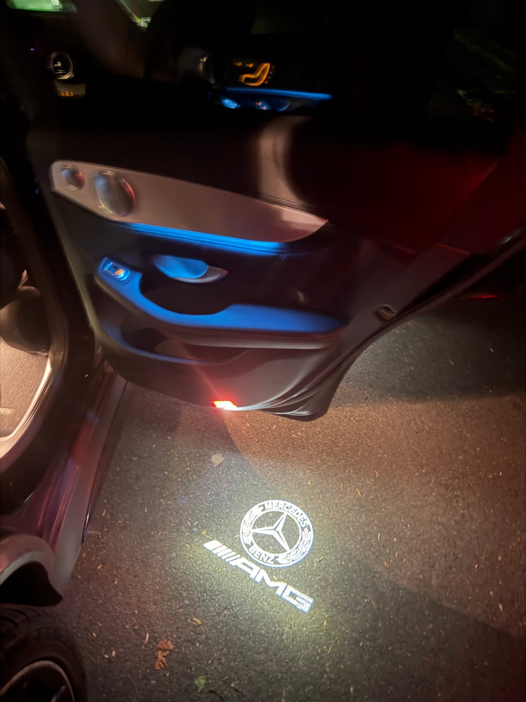 Customer photo review of MERCEDES DOOR LIGHTS
