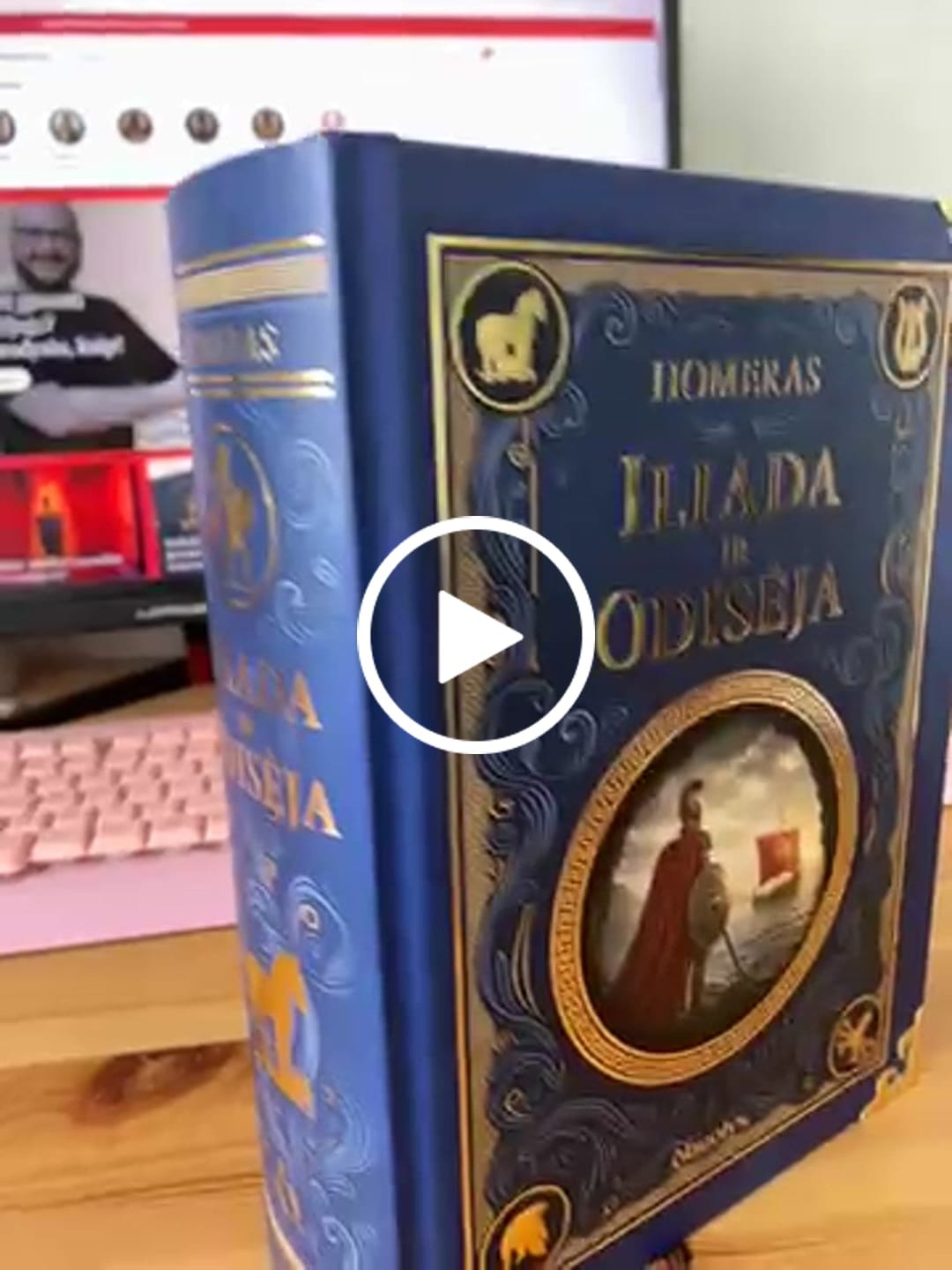 Customer video review of Homero „Iliada ir Odisėja“ – prabangus kolekcinis leidimas su dekoruota briauna