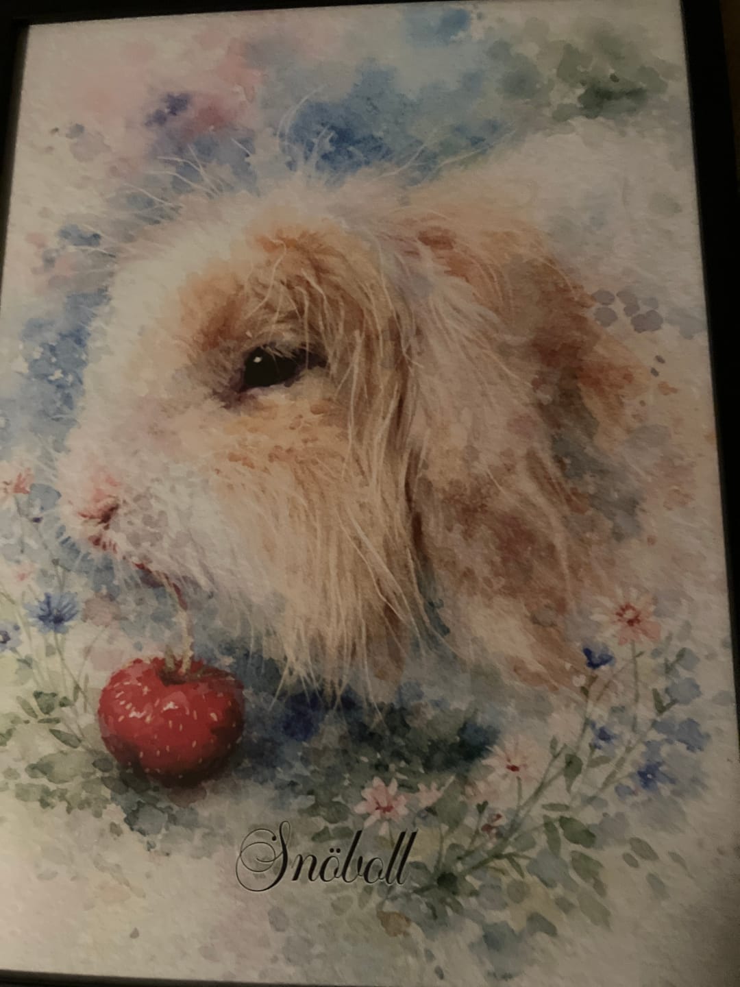 Customer photo review of Personalised Poster - Watercolour
