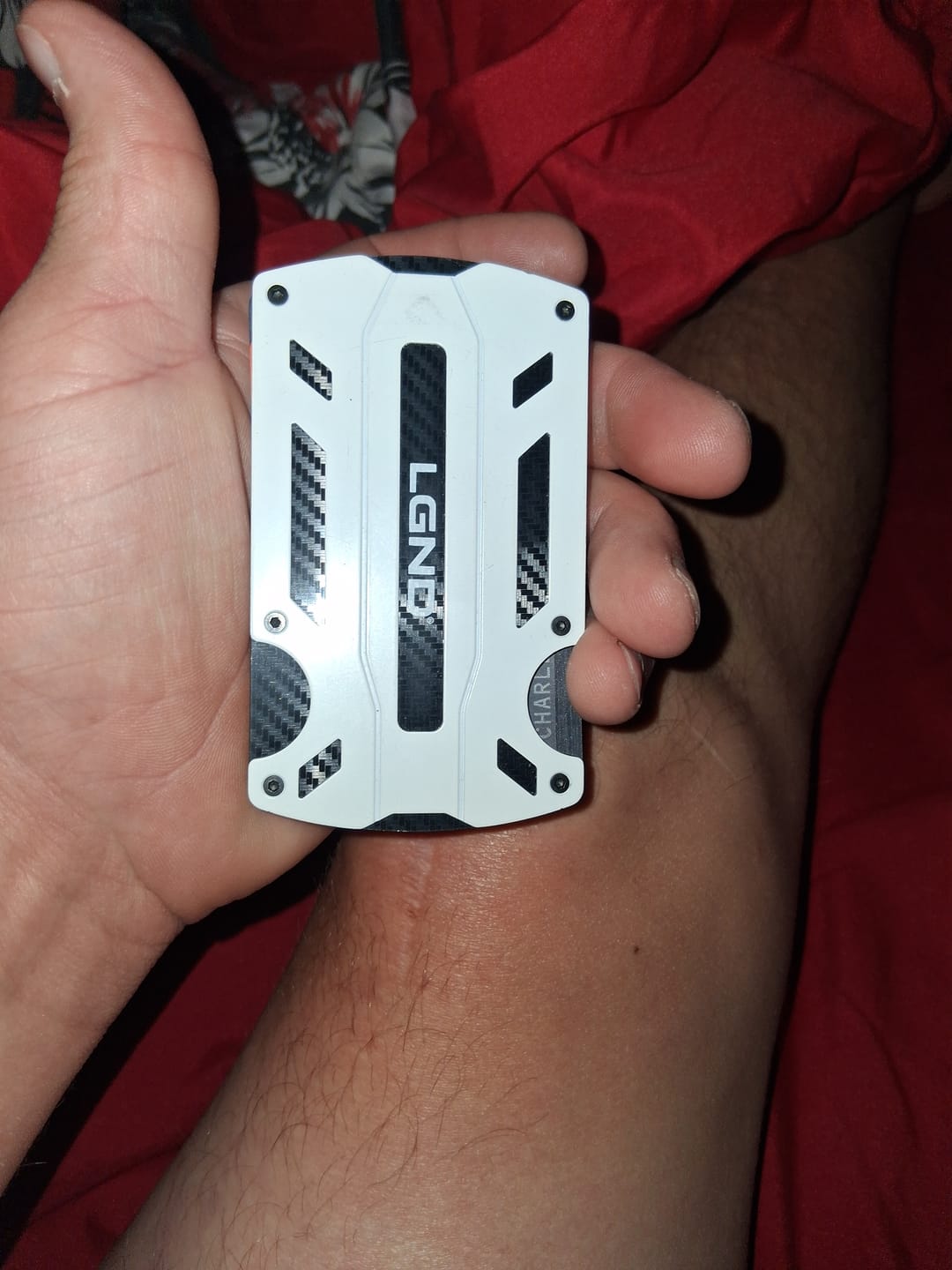 Customer photo review of Tactical Wallet — Aircraft-Grade Aluminum