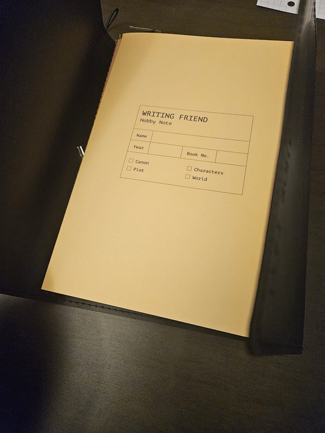 Customer photo review of Writing Friend