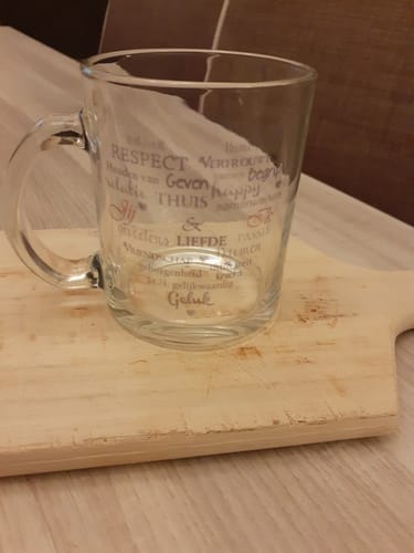 Customer photo review of Sublimatie mok 11oz wit - A+ kwaliteit | vaatwasserbestendig | direct leverbaar