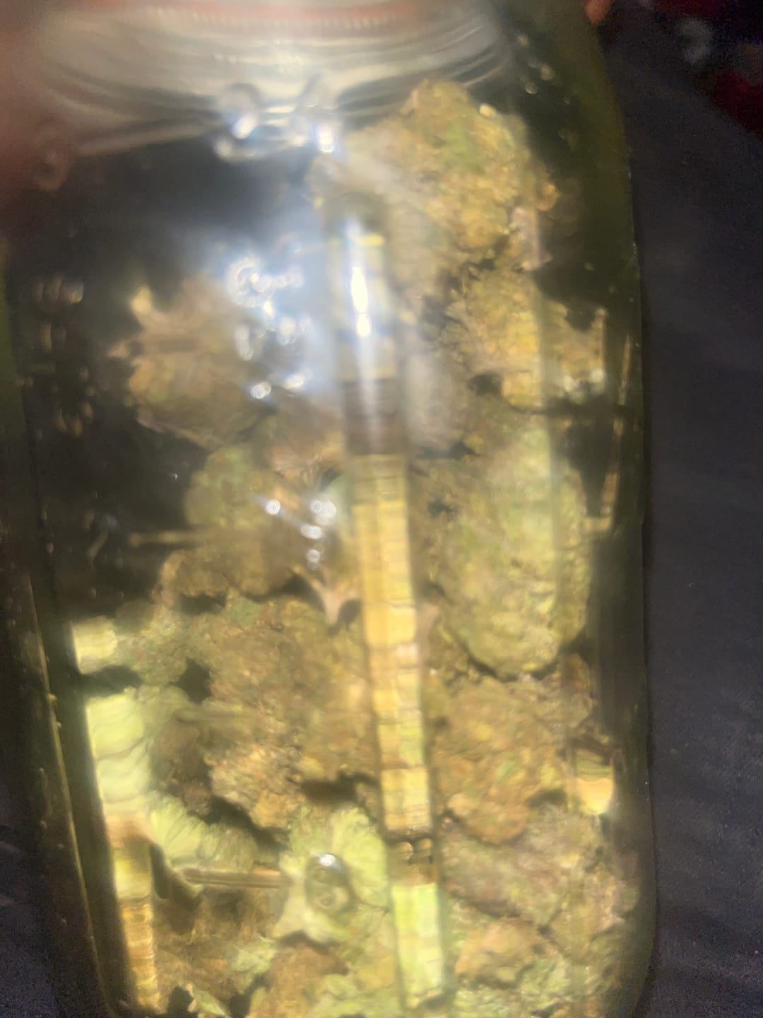 Customer photo review of Blackout Berries THCA Flower Ounce (28g)