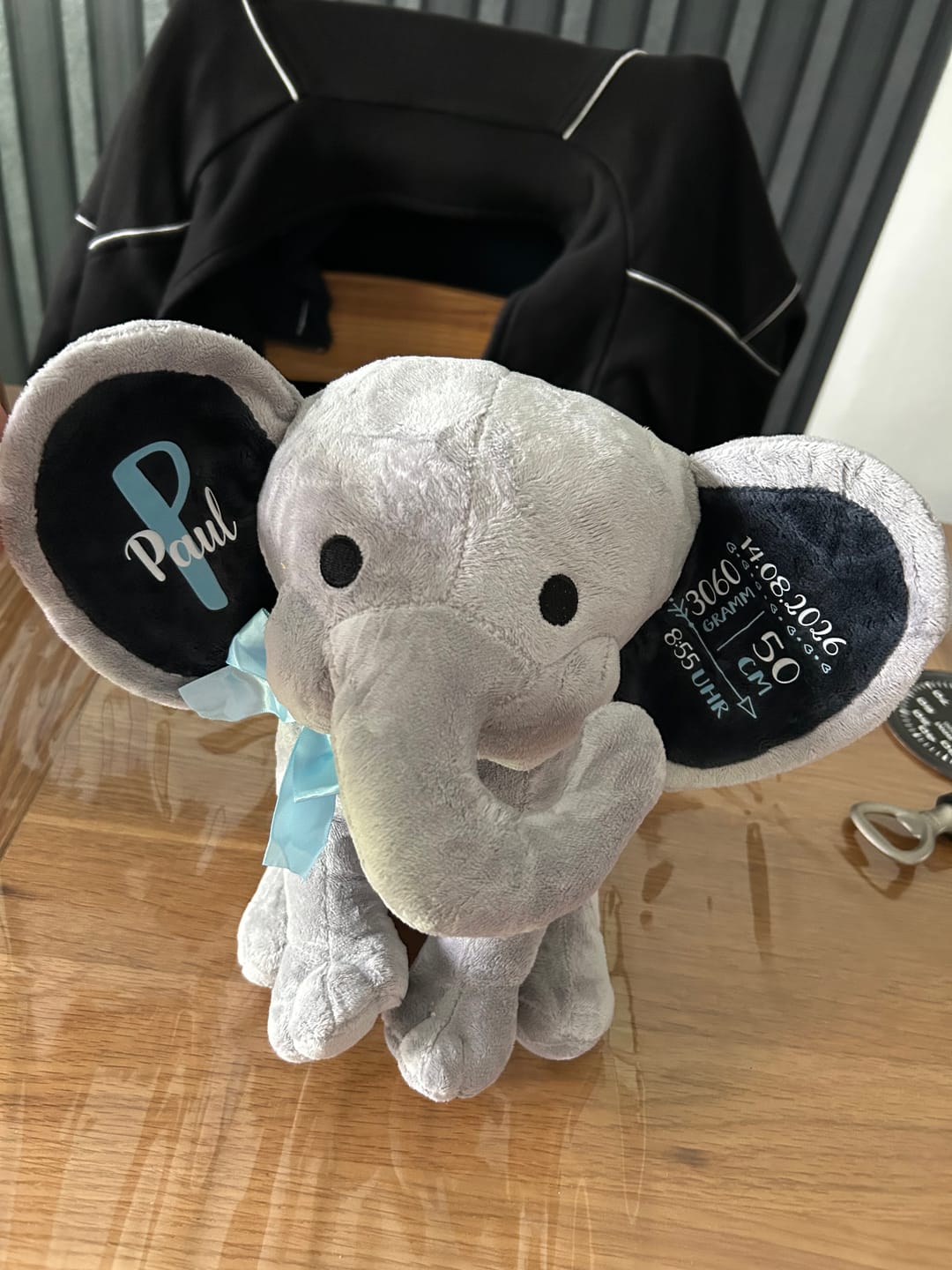 Customer photo review of Zur Geburt - Baby-Stofftier