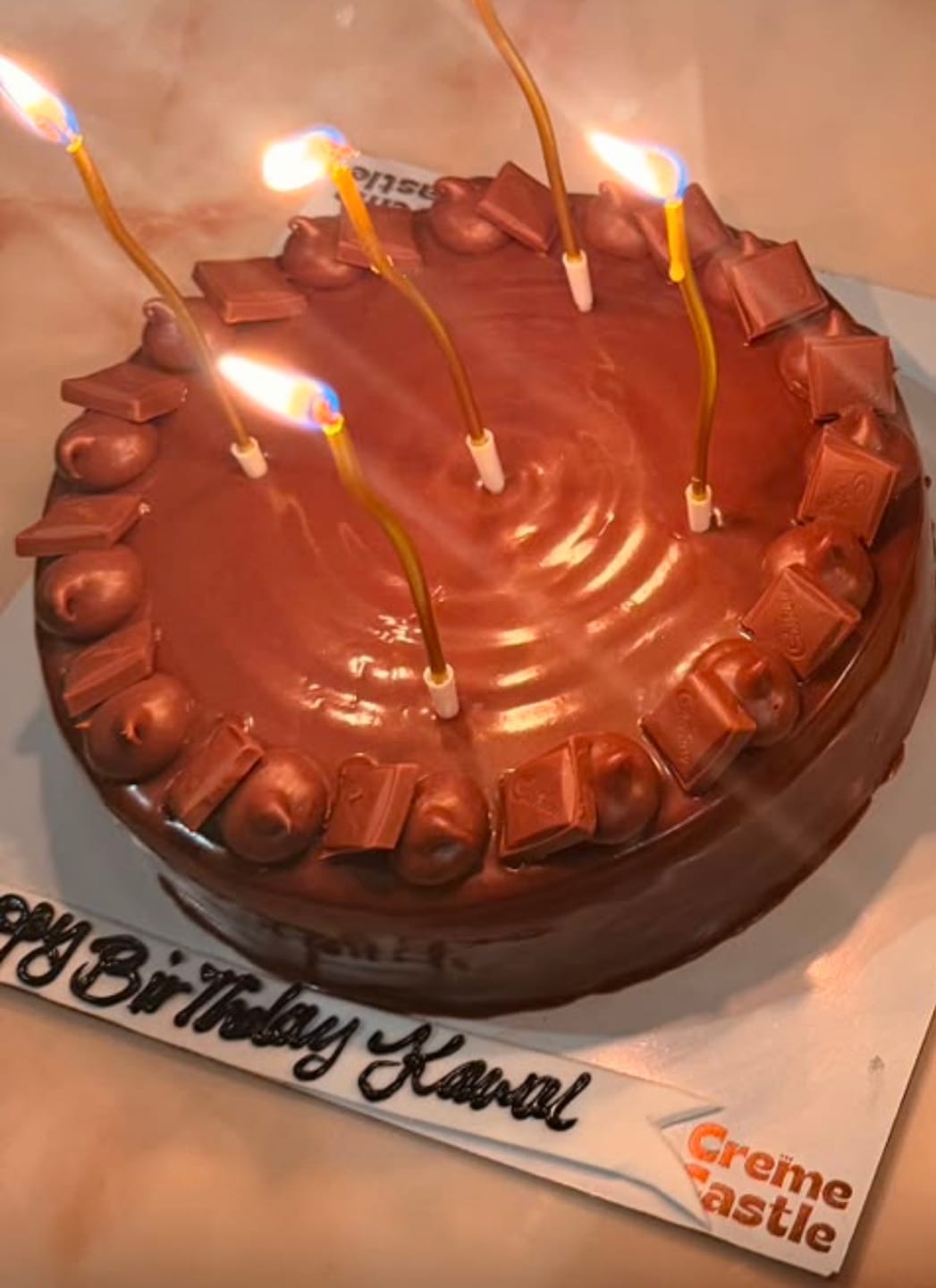 Customer photo review of Classical Dairy Milk Cake