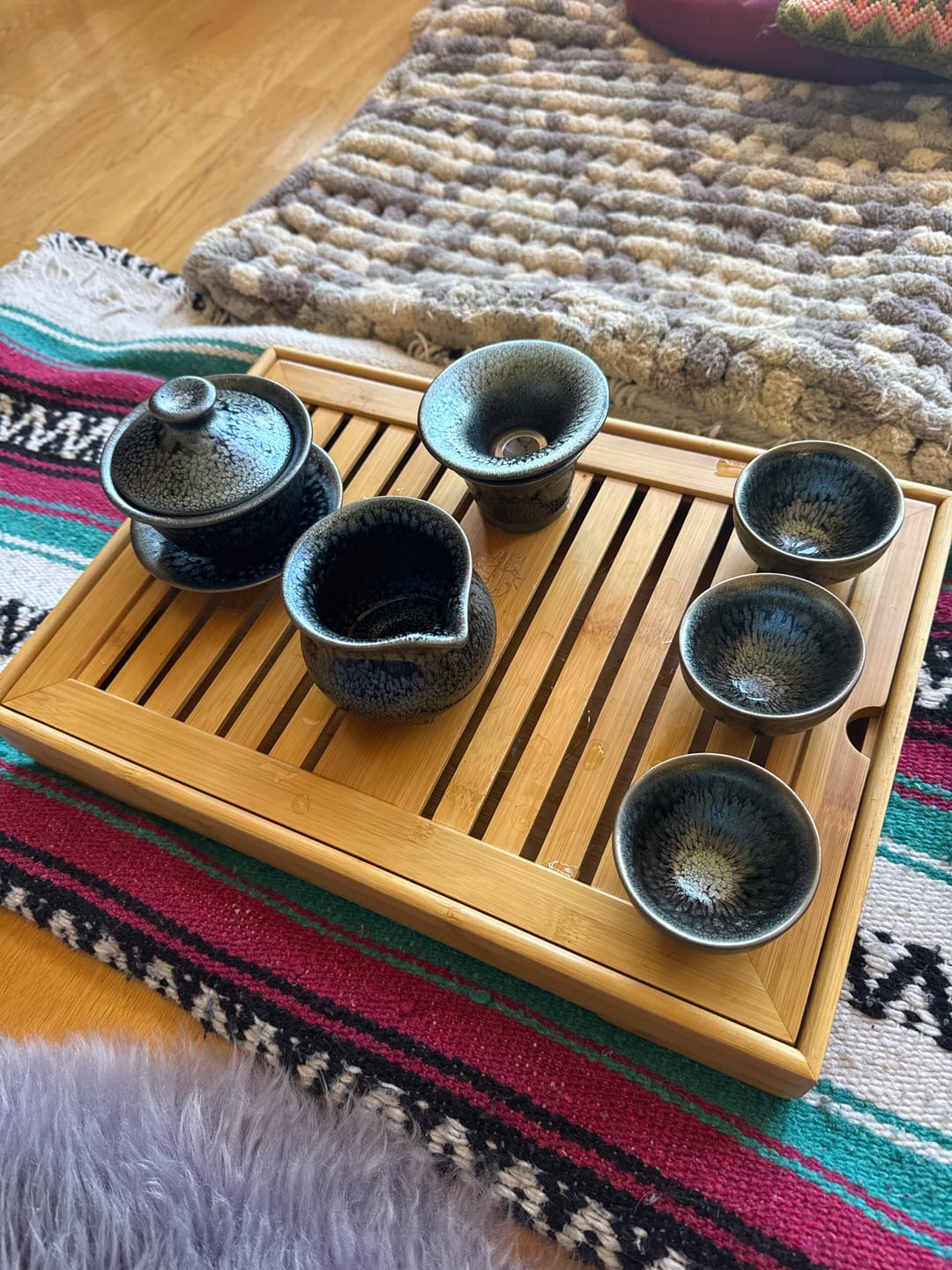 Customer photo review of Glacier Tea Set