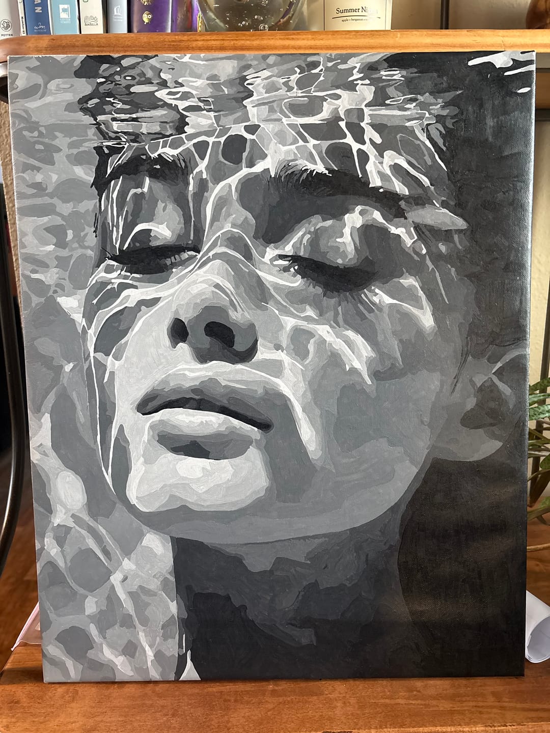 Customer photo review of Liquid Shadows | Paint by Number