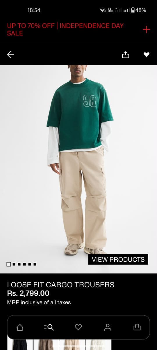 Customer photo review of Off-White Embroidered T-Shirt 100% Cotton