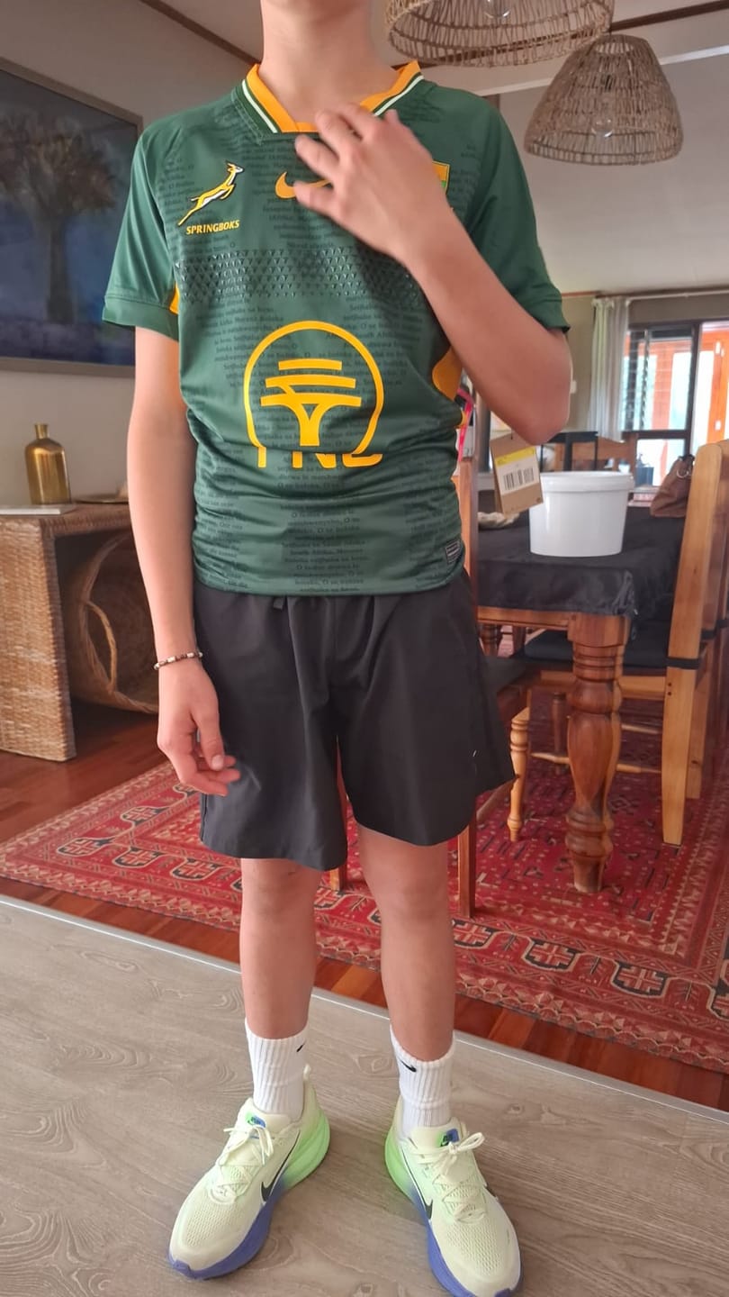 Customer photo review of Springboks Nike Men's 2026 RGR Authentic Jersey