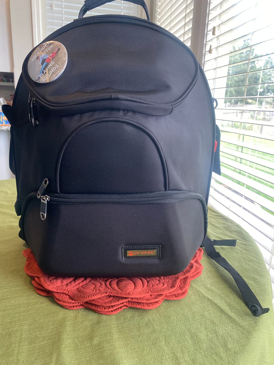 Customer photo review of Protec - Case Backpack Straps (Compatible with Protec Case with Attachment Loops)