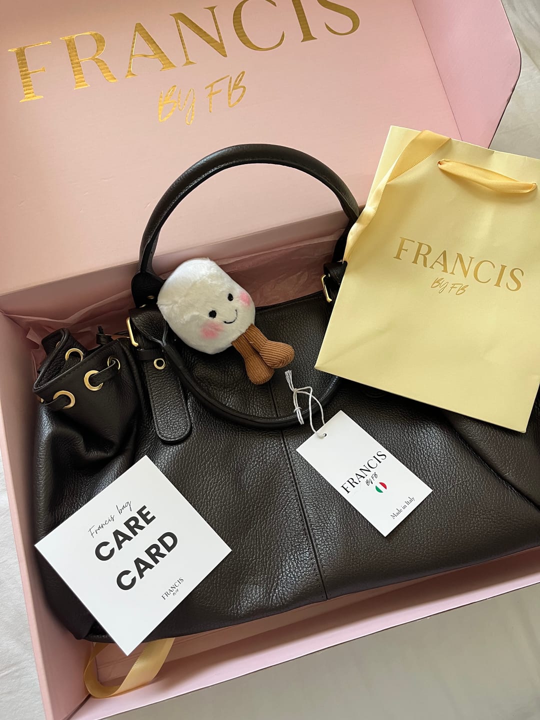 Customer photo review of Muse bag Espresso