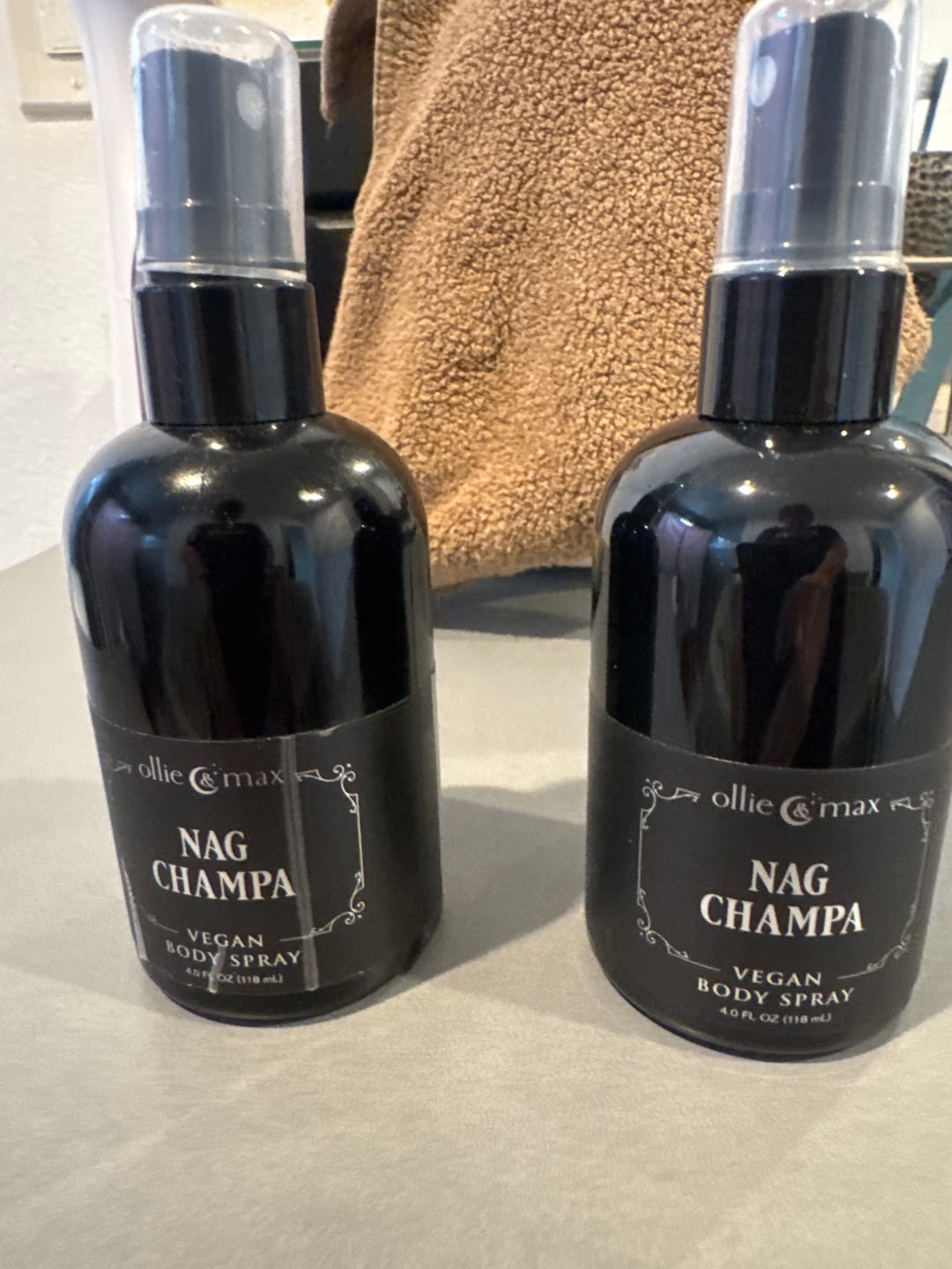 Customer photo review of Nag Champa Body Spray