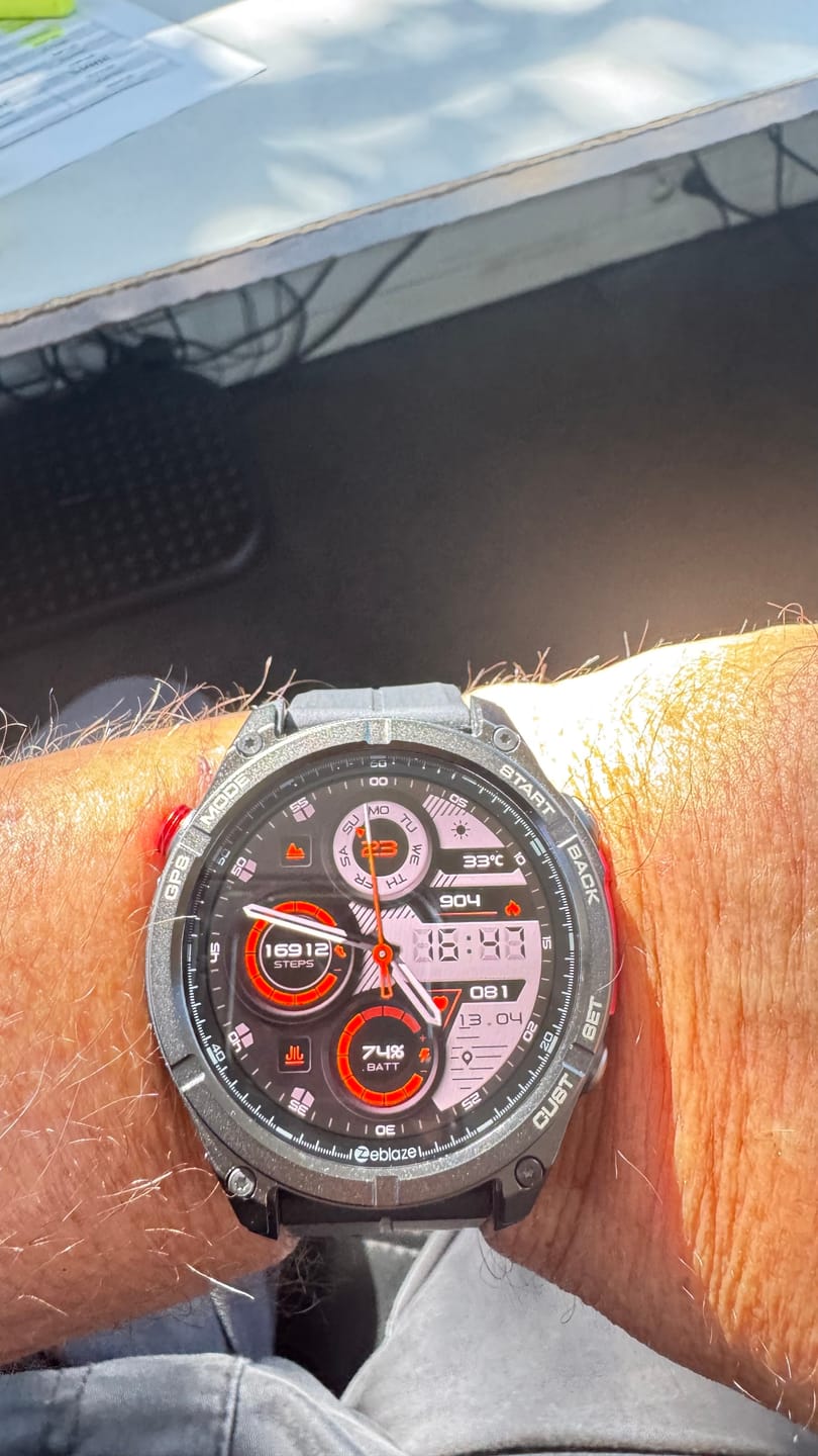 Customer photo review of Montre Connectée GPS Randonnée