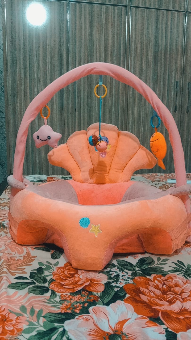 Customer photo review of Crown Toy Bar Baby Back Support Baby Sofa Chair For Sitting