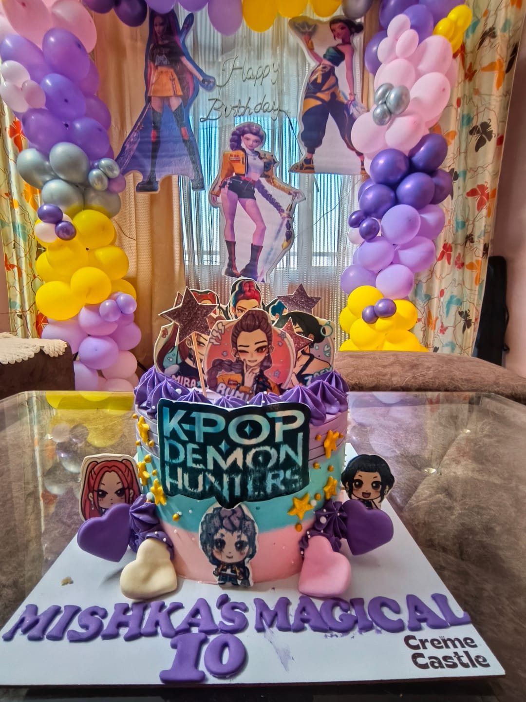 Customer photo review of K-Pop Anime Theme Cake