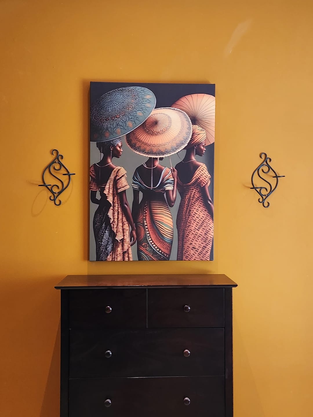 Customer photo review of TRIBAL SHADES CANVAS