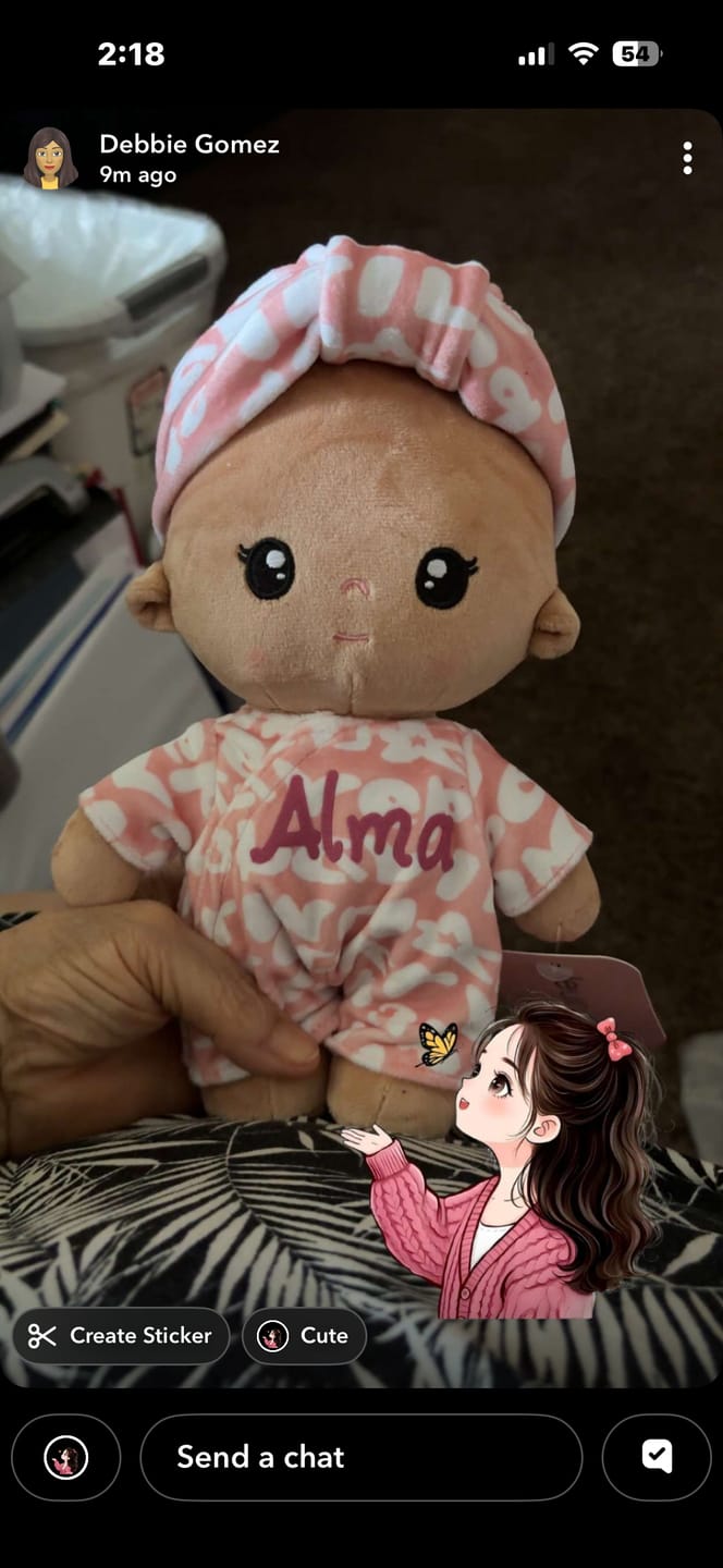 Customer photo review of Personalized Lola Baby Girl