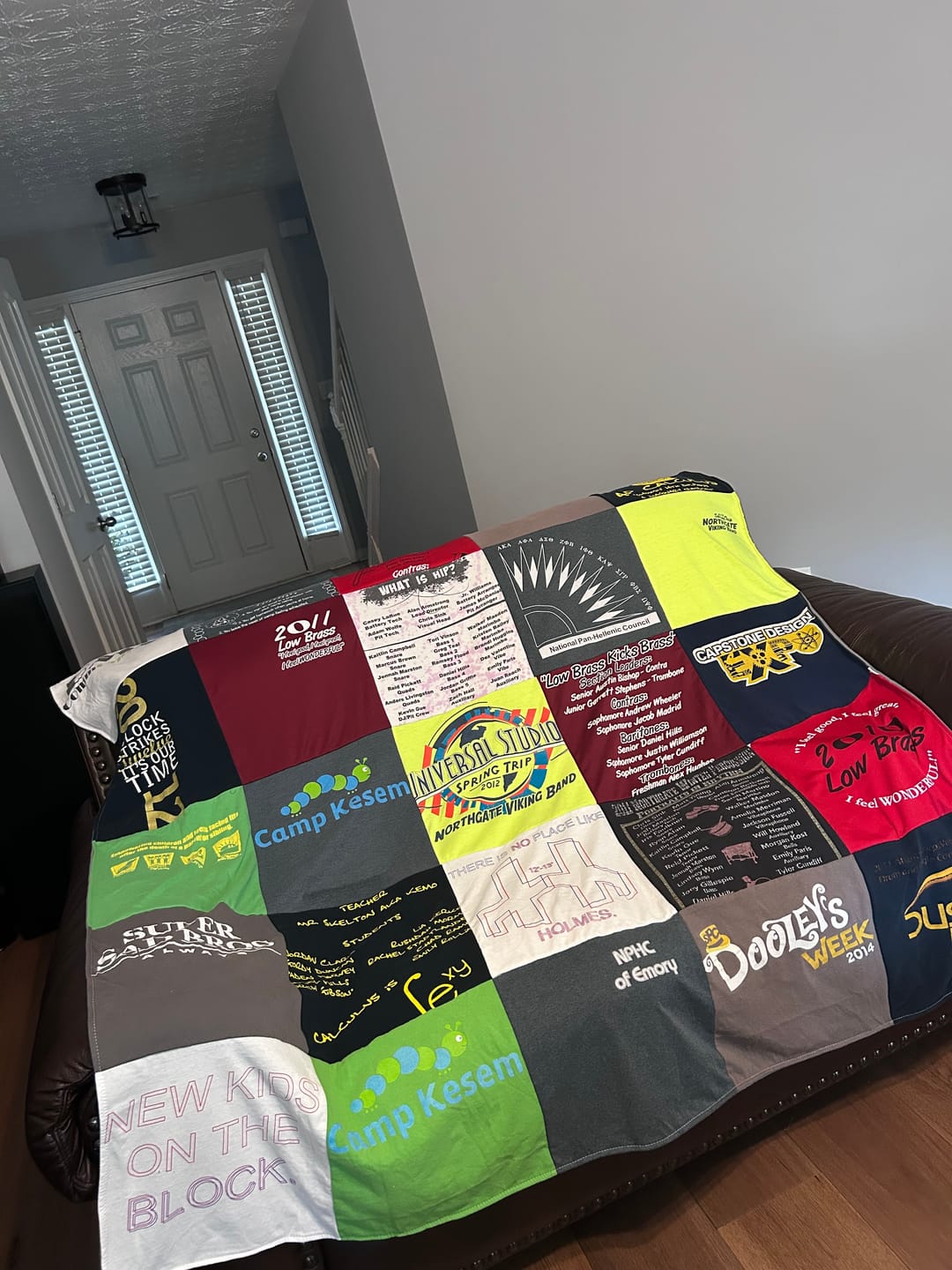 Customer photo review of Project Repat T-Shirt Quilt