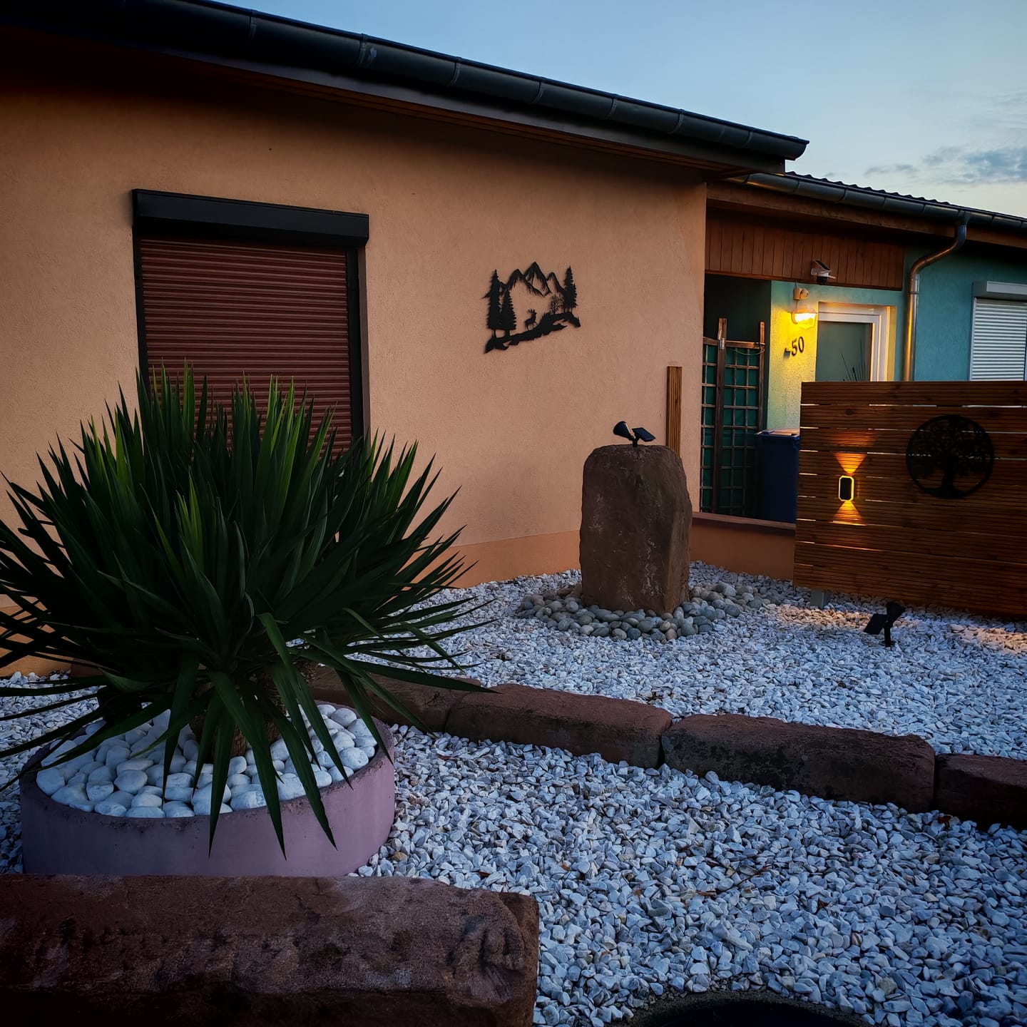Customer photo review of Décoration Murale en Métal - Montagne et Cerf