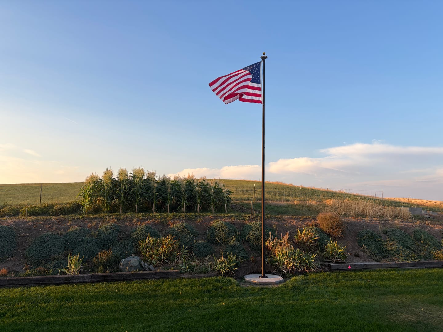 Customer photo review of 5' x 8' American Flag