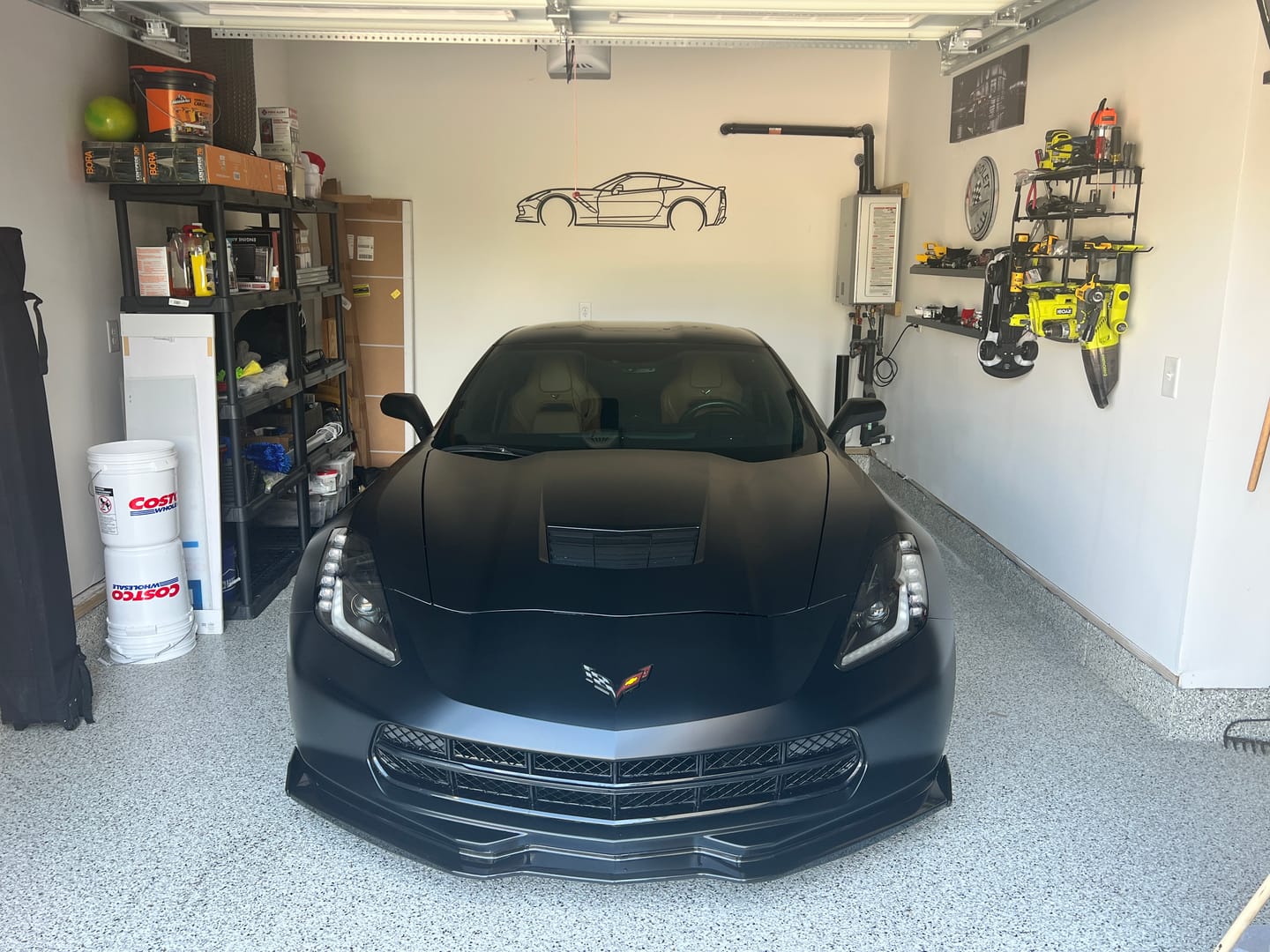 Customer photo review of c7 Detailed Silhouette Metal Wall Art