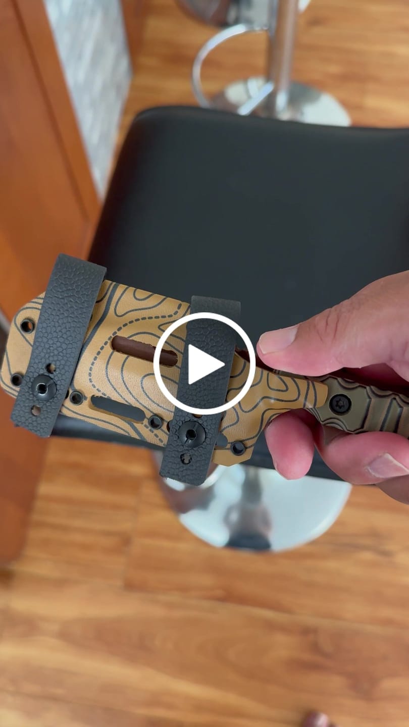 Customer video review of Severed Metal Works Phantom Pain 3.7" Fixed Blade – 80CrV2, Harpoon Back, Kydex Sheath – Made in USA