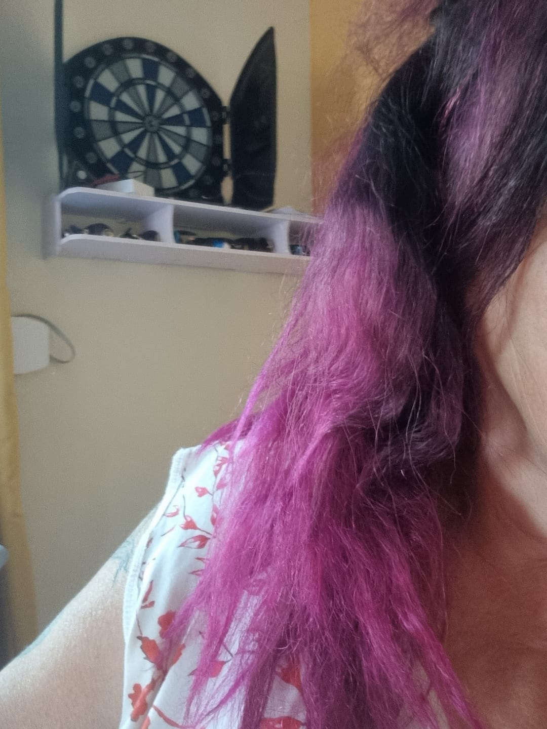 Customer photo review of Mattie Royal Navy - Vegan Semi-Permanent Direct Dye Hair Color Cream 210 ml