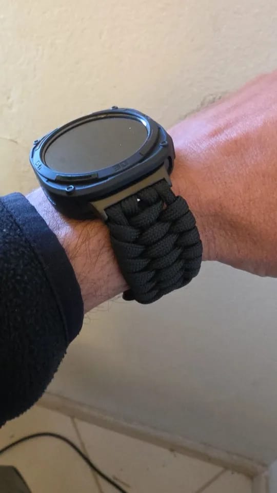 Customer photo review of Samsung Galaxy Nylon Umbrella Rope Watch Band For Watch8/Watch8 Classic/Watch9/Ultra/Ultra2