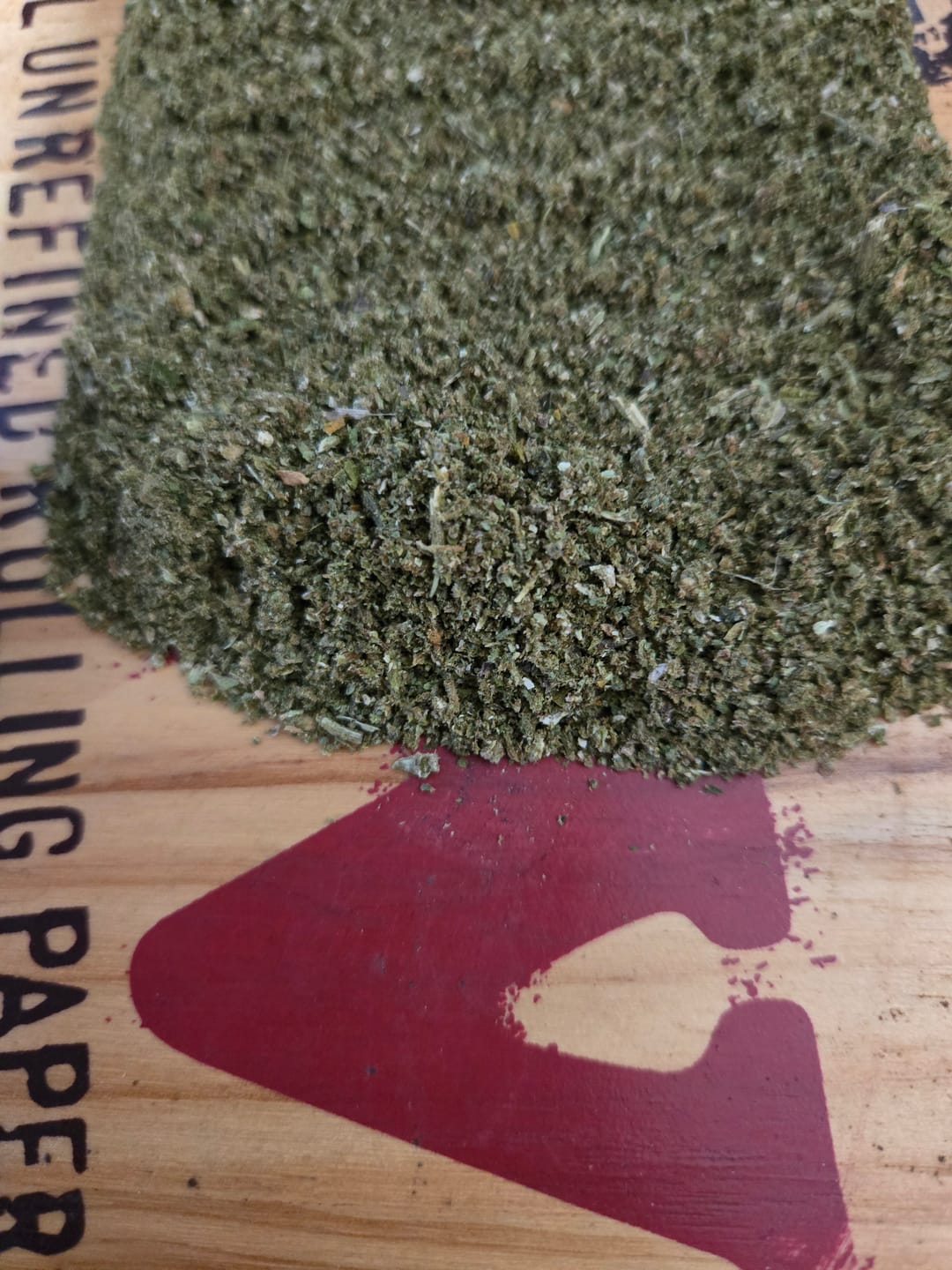 Customer photo review of Blackout Berries THCA Flower Ounce (28g)