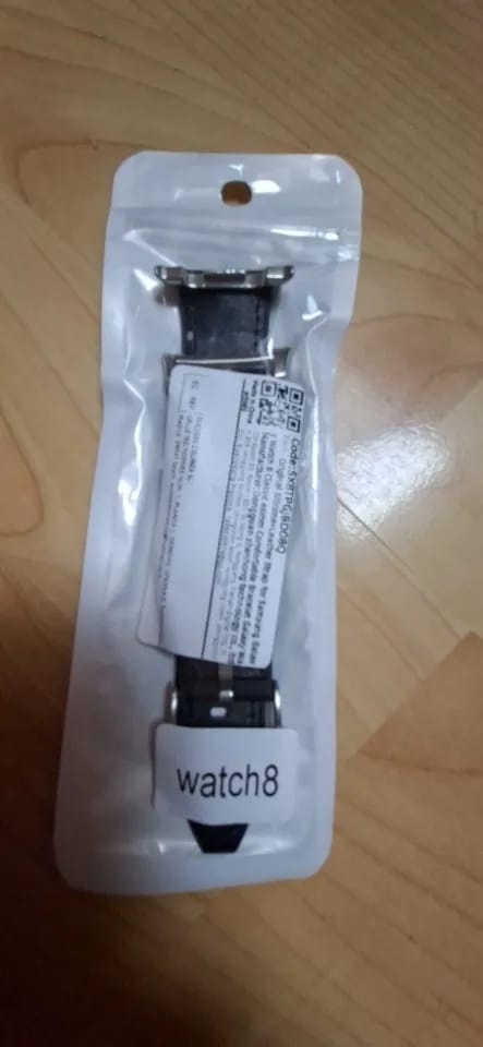 Customer photo review of Samsung Galaxy Silicone Leather Watch Band - 3/4/5/6/7/FE/8/9/Ultra/Ultra2