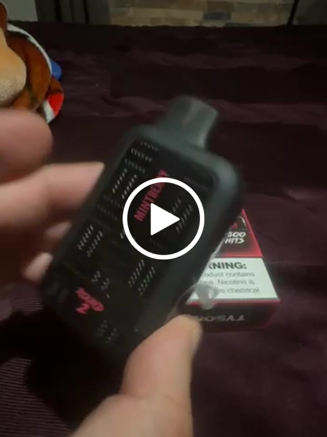 Customer video review of TYSON Round 2 | 7500 Puffs