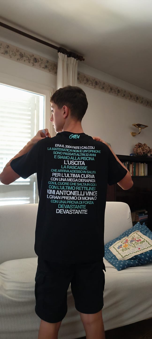 Customer photo review of T-Shirt KIMI FIVE