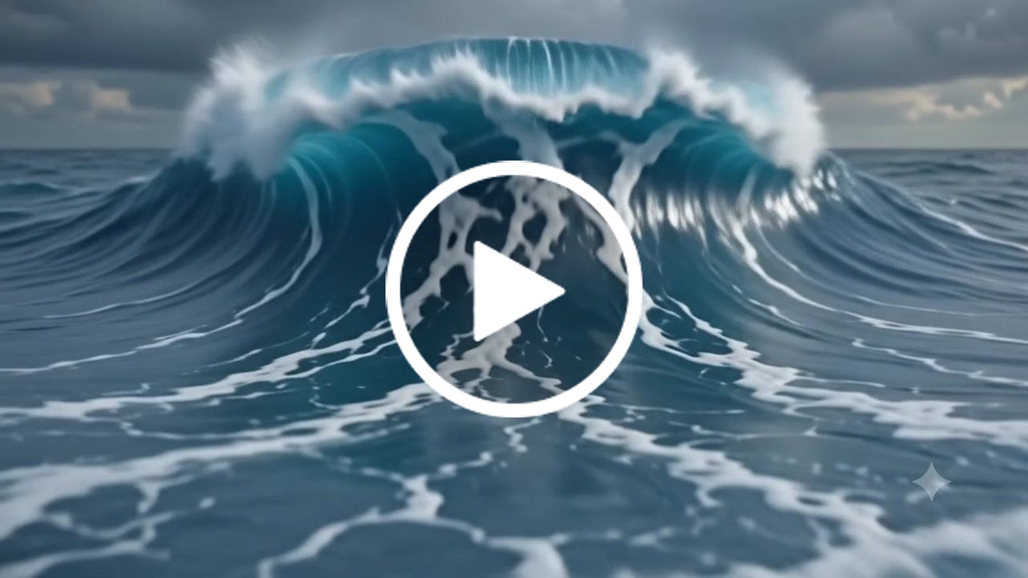 Customer video review of The great wave off Kanagawa inspired sneakers